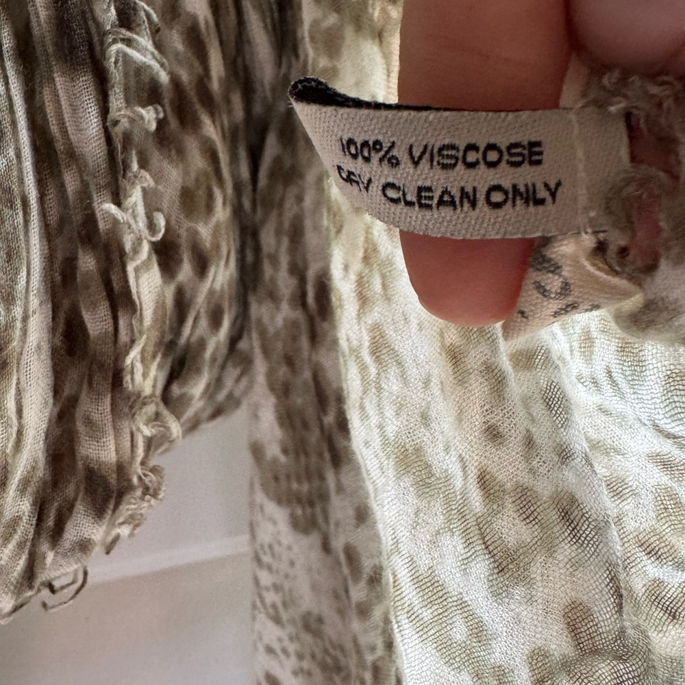 Michael Stars Vintage Python Print Tissue Scarf - image 5